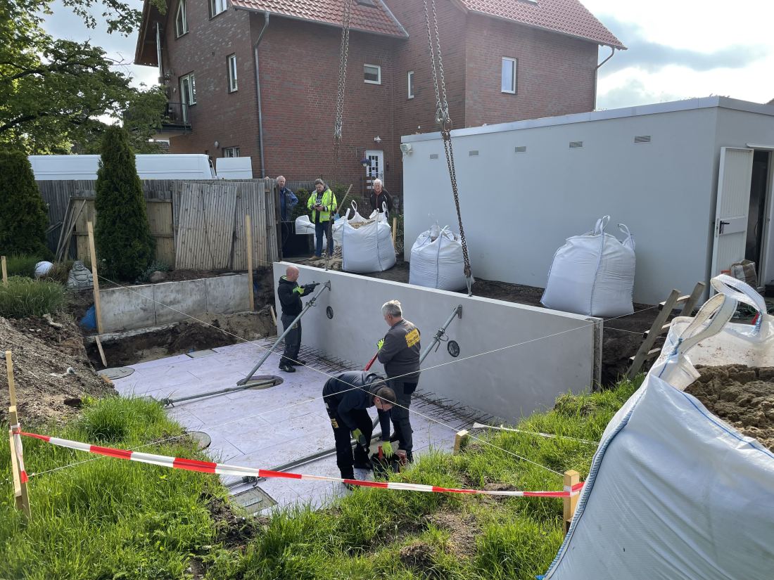 Poolbau – Projektfoto 7