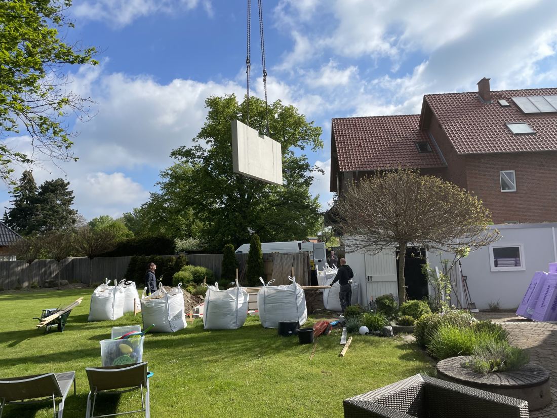 Poolbau – Projektfoto 13