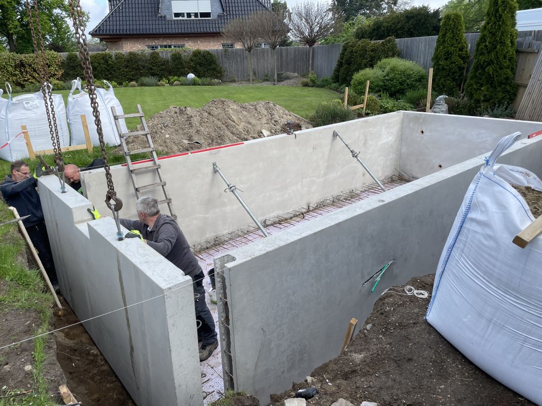 Poolbau – Projektfoto 14